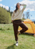 prAna W Stretch Zion Fleece 1/2 Snap Pullover BEACH PEBBLE