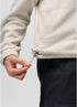 prAna W Stretch Zion Fleece 1/2 Snap Pullover BEACH PEBBLE