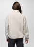 prAna W Stretch Zion Fleece 1/2 Snap Pullover BEACH PEBBLE