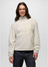 prAna W Stretch Zion Fleece 1/2 Snap Pullover BEACH PEBBLE
