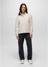 prAna W Stretch Zion Fleece 1/2 Snap Pullover BEACH PEBBLE