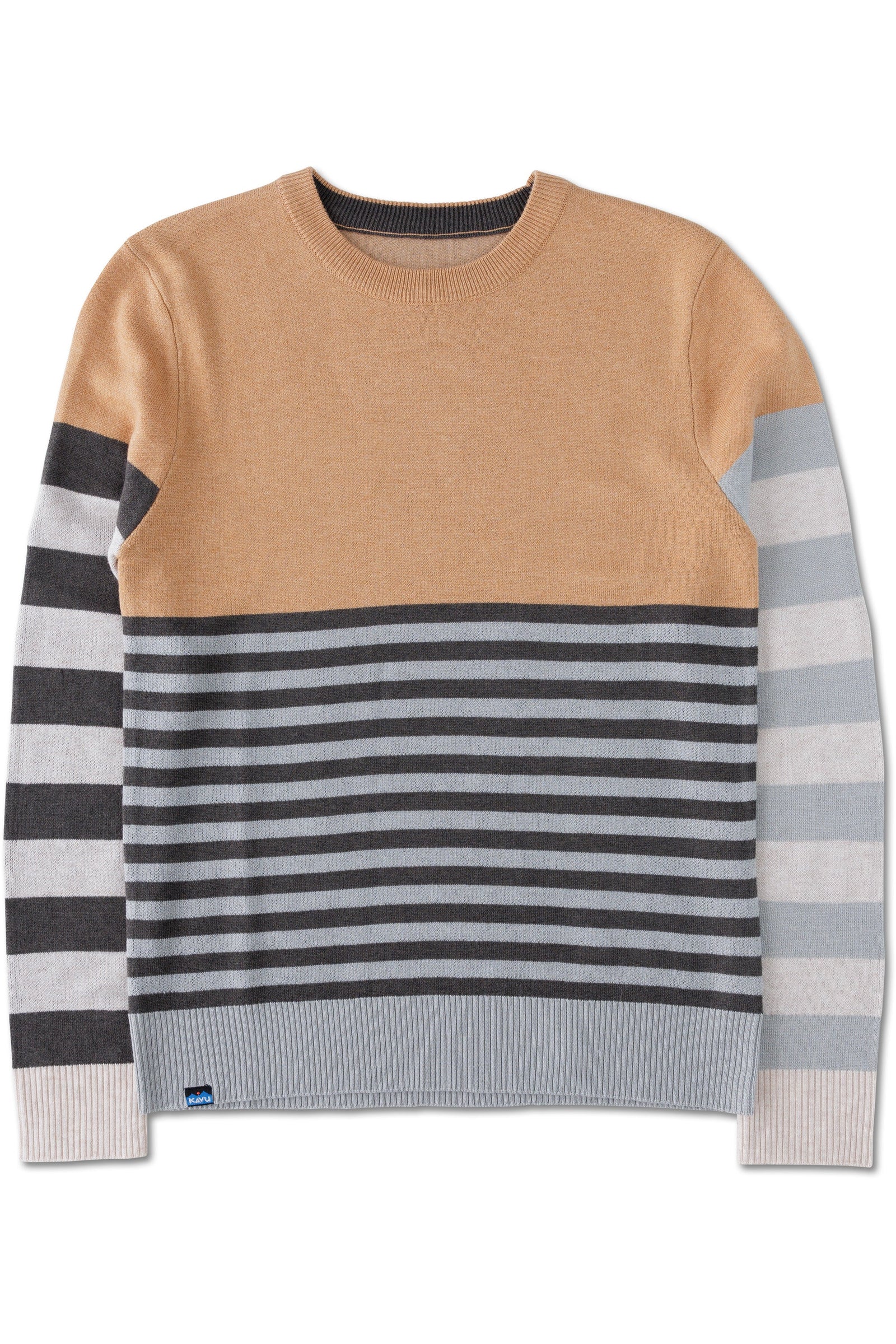 KAVU W Hillrose Sweater STRIPE FUSE