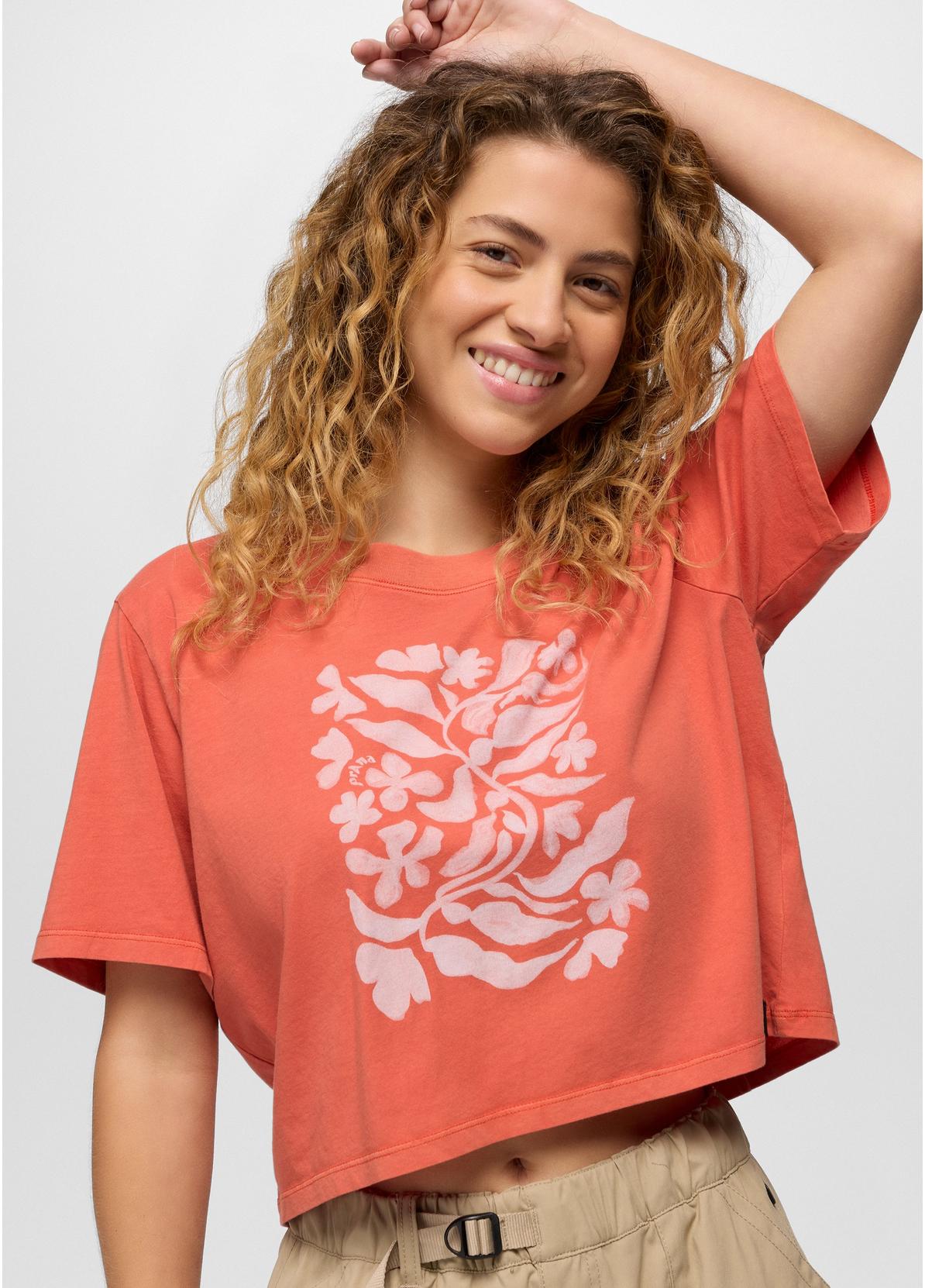 prAna W Everyday Botanical Crop LYCHEE