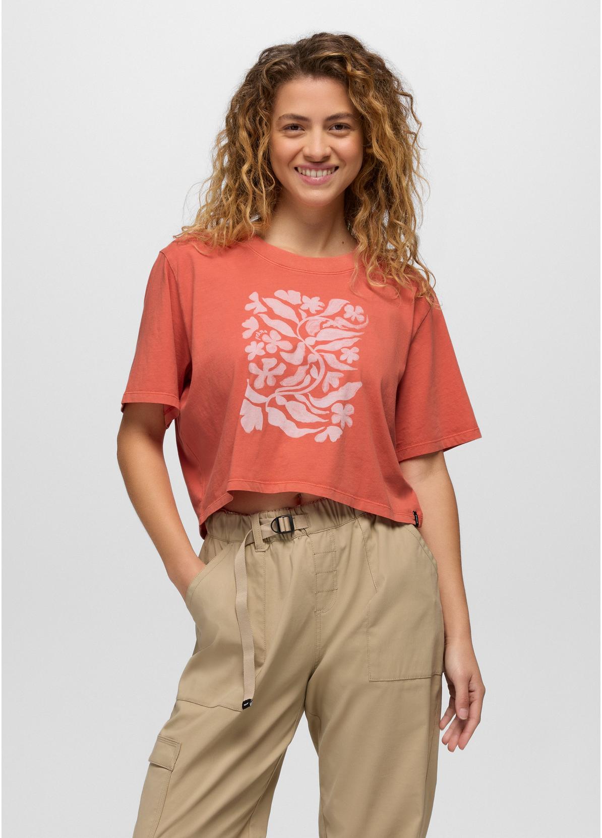 prAna W Everyday Botanical Crop LYCHEE
