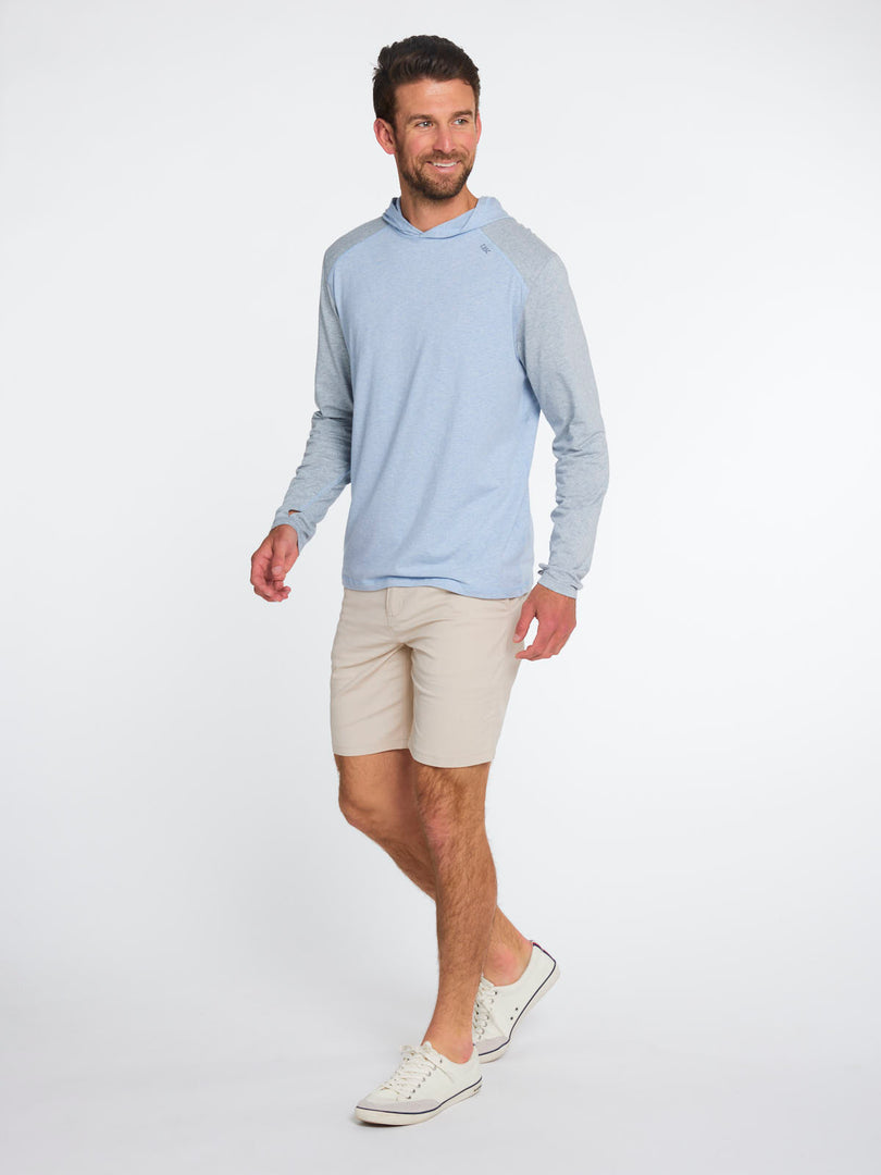 Tasc M Carrollton Blocked Hoodie CLOUD HEATHER/GRY