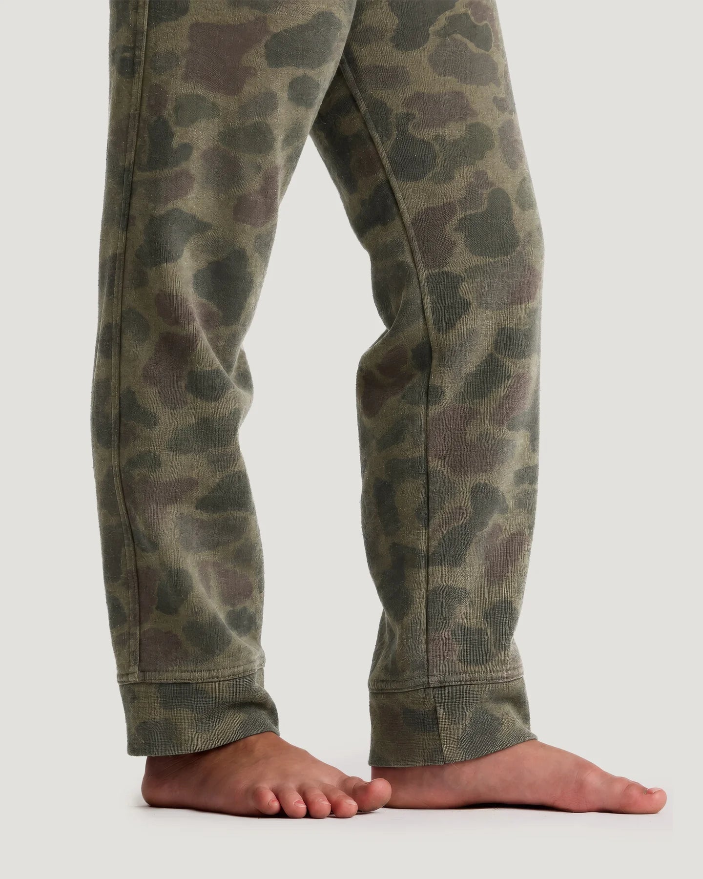 Free Fly Youth Fleece Jogger VINTAGE CAMO OIL GREEN