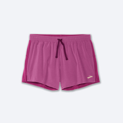 Brooks W Moment 5" Short FROSTED MAUVE/MAUVE