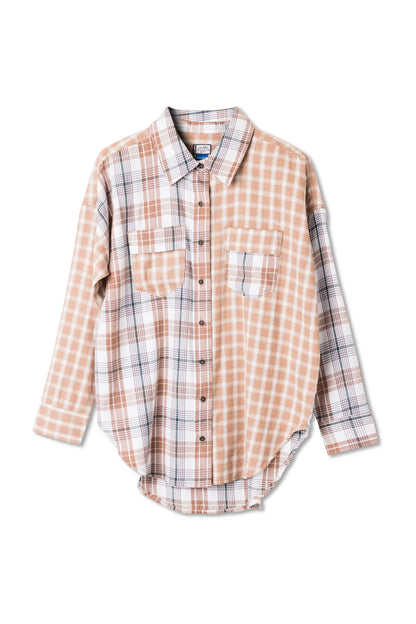 KAVU W LS Oakheart Shirt BLUSH CLOUD