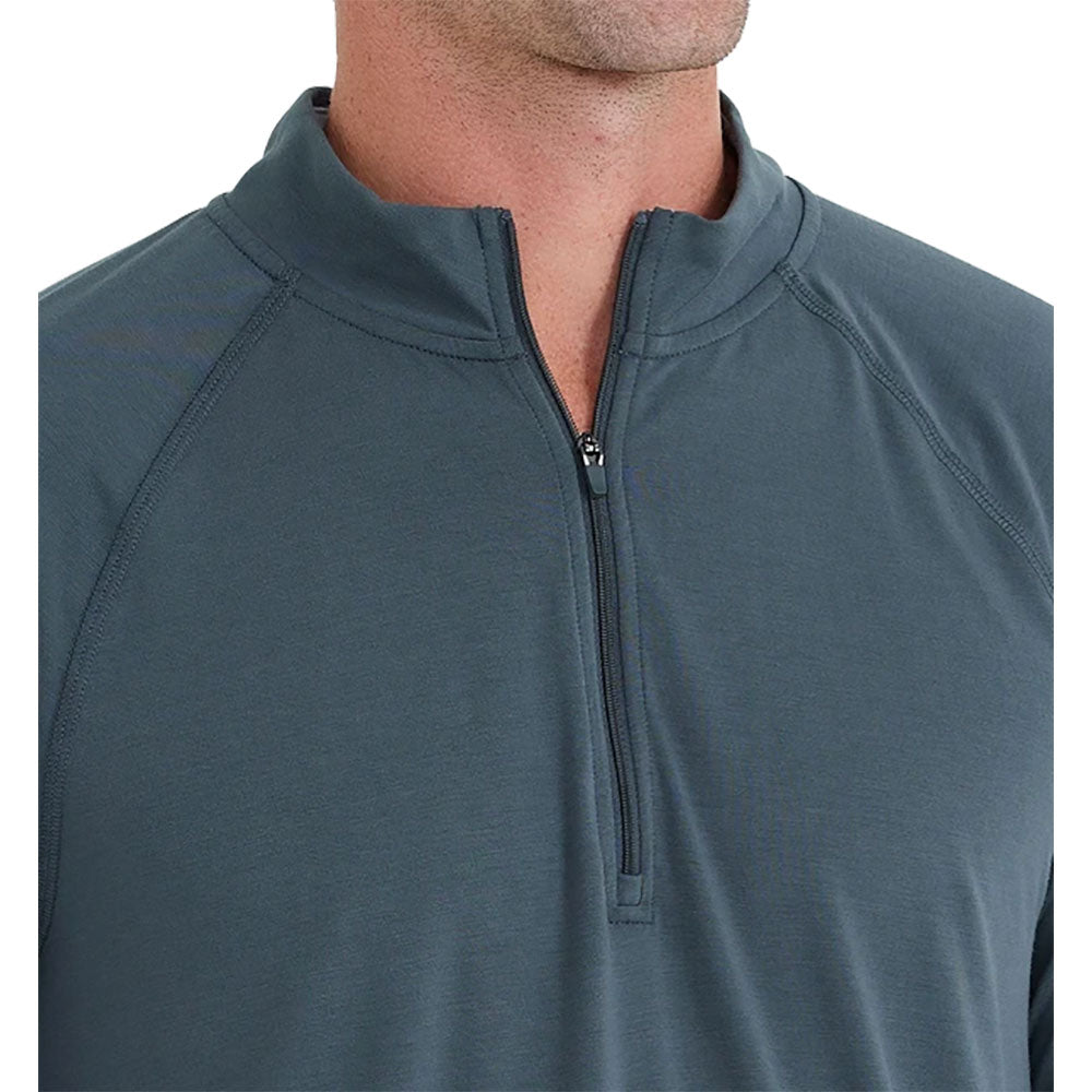 Free Fly M Bamboo Flex 1/4 Zip MIDNIGHT