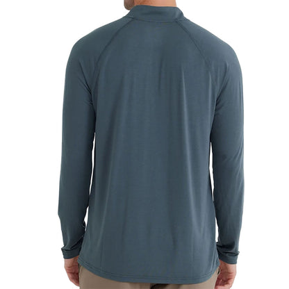 Free Fly M Bamboo Flex 1/4 Zip MIDNIGHT