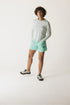 KAVU W LS Sunlite Crew SKY MINT
