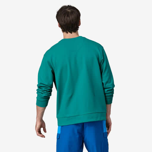 Patagonia M Daily Crewneck Sweatshirt SUBTIDAL BLUE