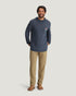 Free Fly M Bamboo LW Graphic Hoodie BLUE EDGE STORM CLOUD