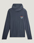 Free Fly M Bamboo LW Graphic Hoodie BLUE EDGE STORM CLOUD