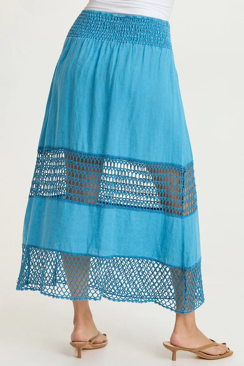 XCVI W Fola Skirt AZURE SKY