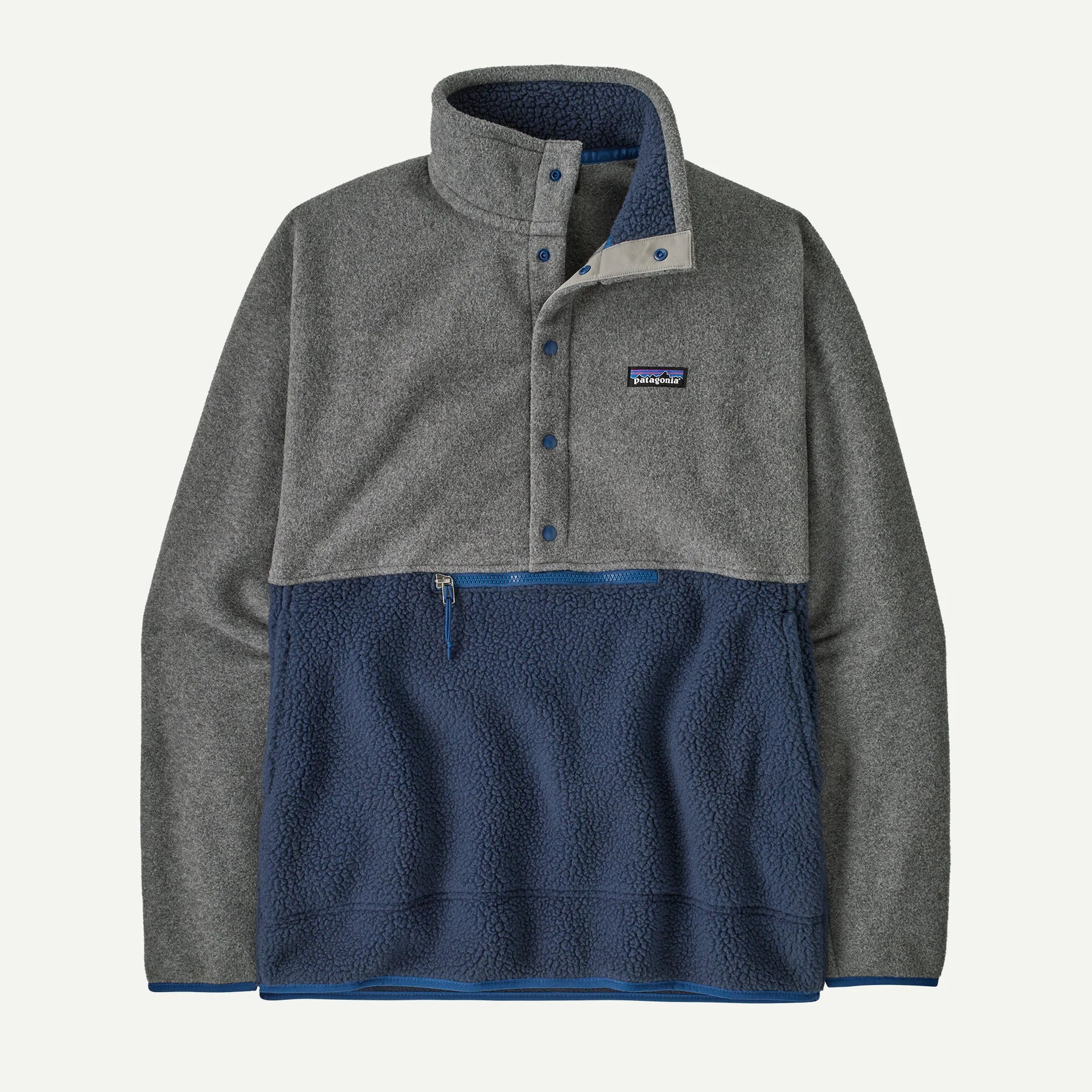 Patagonia M Retro Pile 1/2 Snap Pullover NEW NAVY