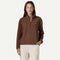 Patagonia W Micro D 1/2 Zip BERM BROWN