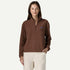 Patagonia W Micro D 1/2 Zip BERM BROWN