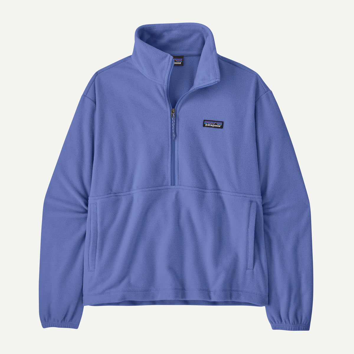 Patagonia W Micro D 1/2 Zip Fleece Pullover DIVER BLUE
