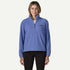Patagonia W Micro D 1/2 Zip Fleece Pullover DIVER BLUE