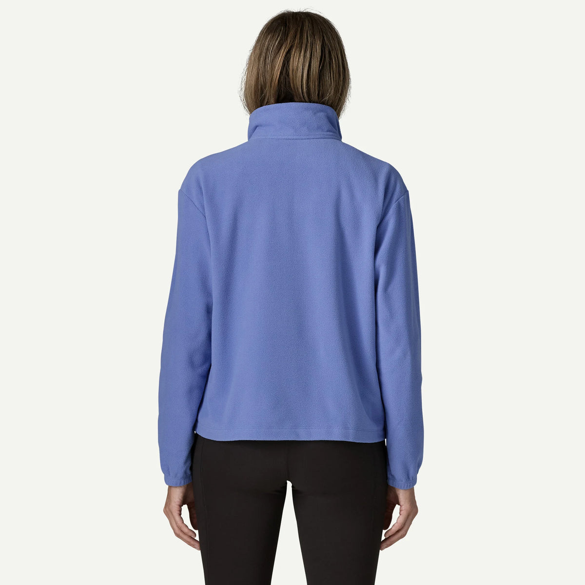 Patagonia W Micro D 1/2 Zip Fleece Pullover DIVER BLUE