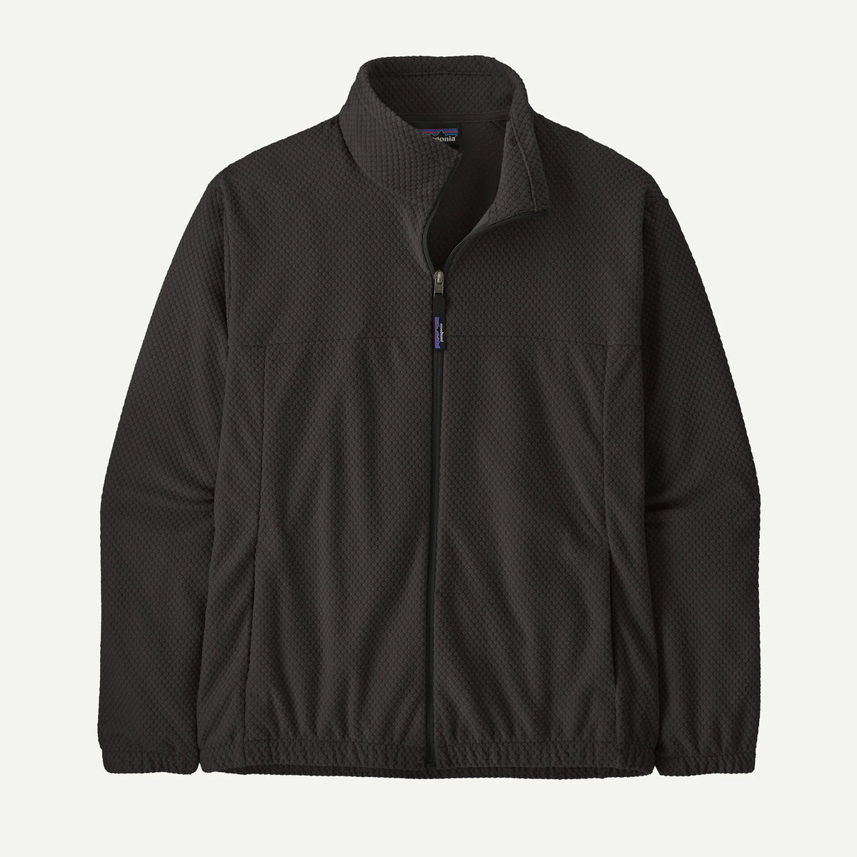 Patagonia M Textured Fleece Jacket BLACK