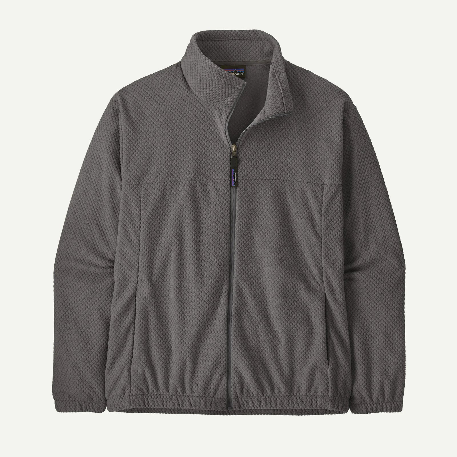 Patagonia M Textured Fleece Jacket FORGE GRAY