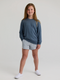 Free Fly Youth LS Bamboo Shade SLATE BLUE