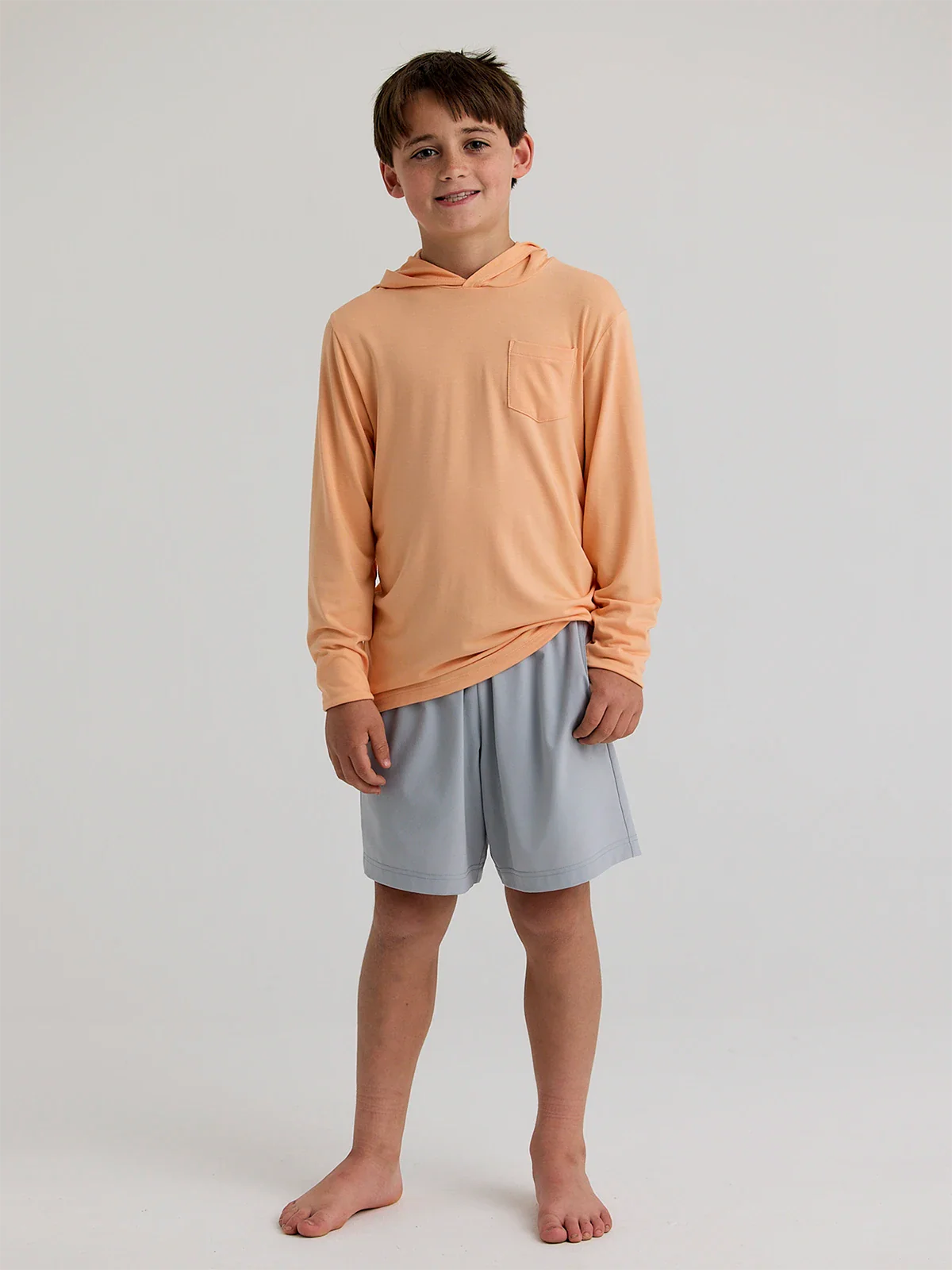 Free Fly Youth Breeze Short CEMENT