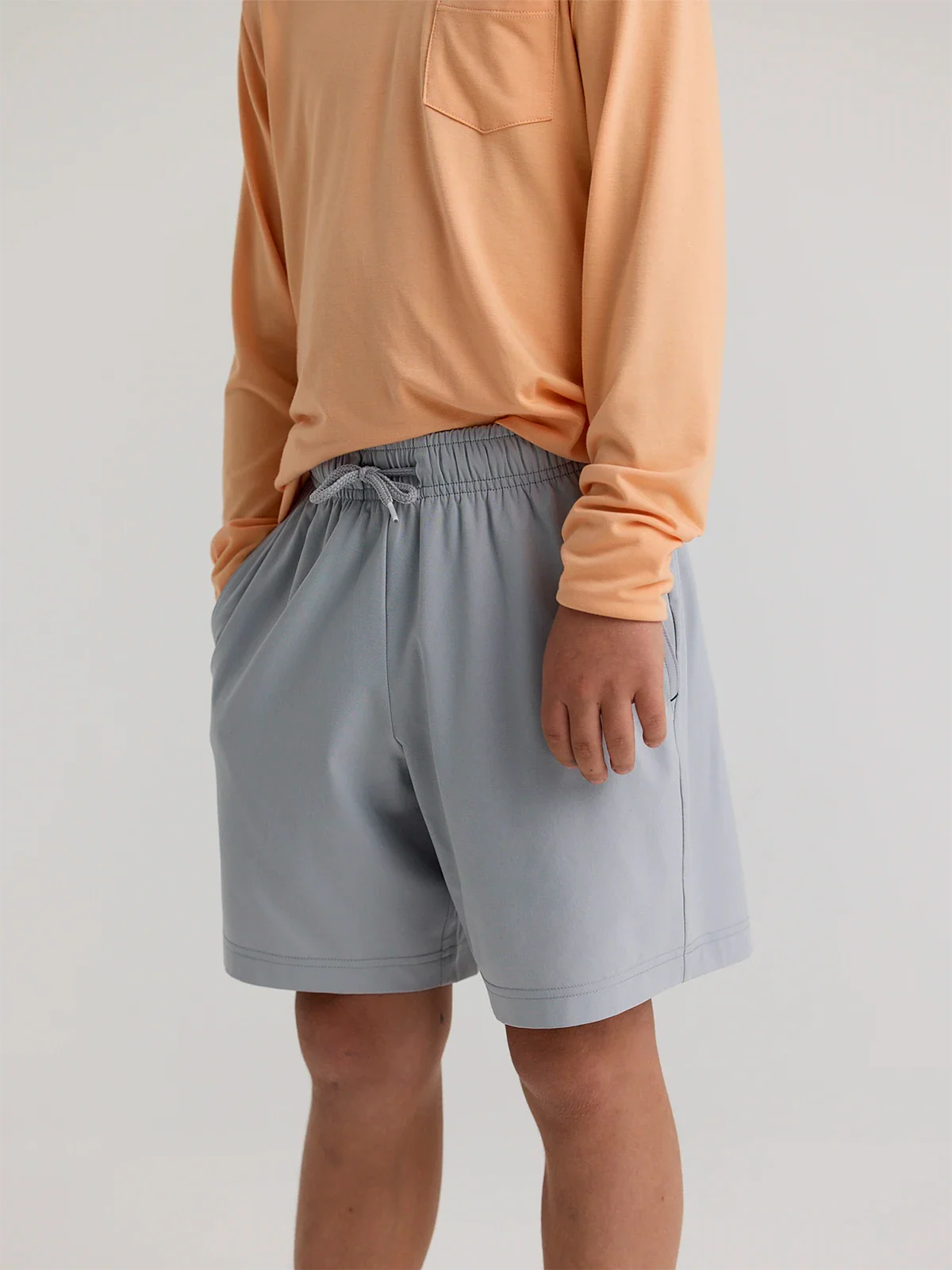 Free Fly Youth Breeze Short CEMENT