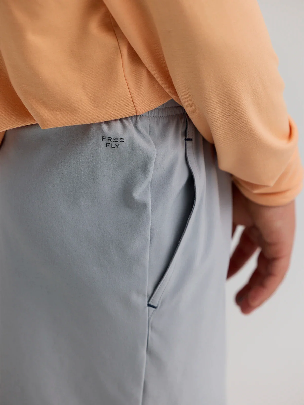 Free Fly Youth Breeze Short CEMENT