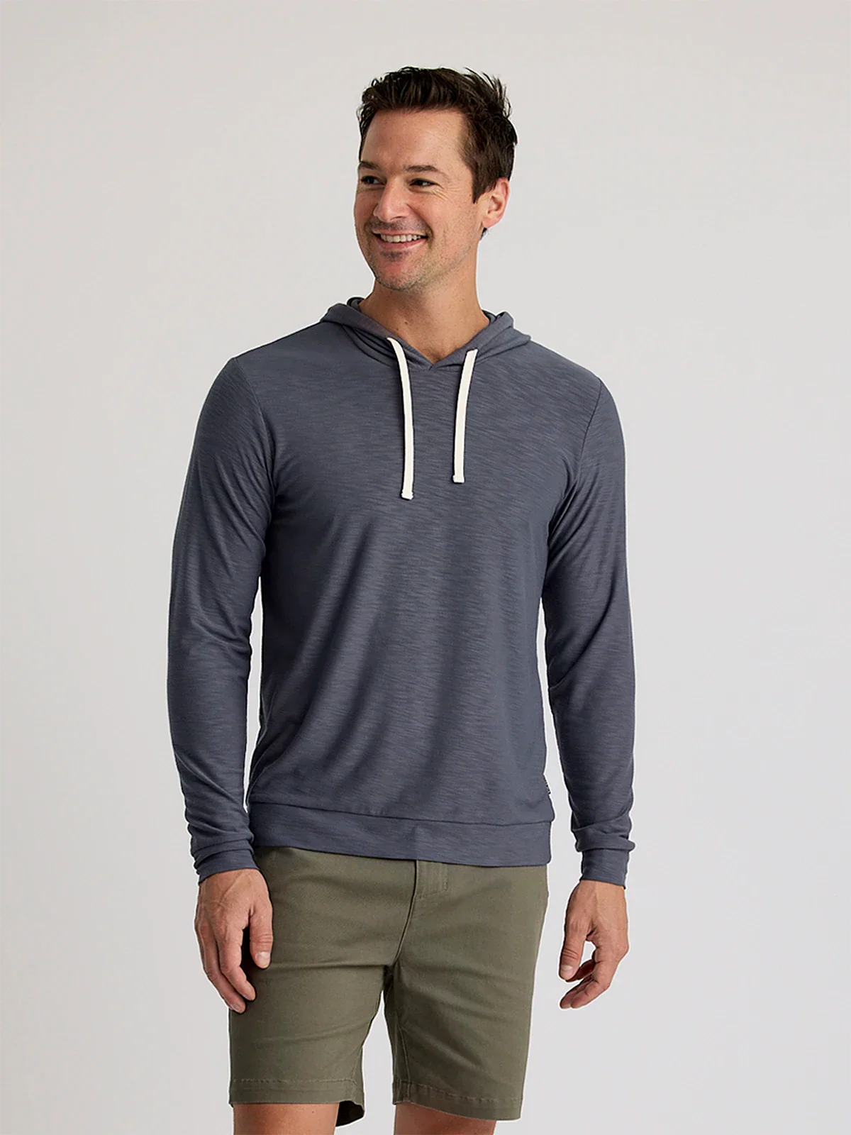 Free Fly M Bamboo Slub Hoodie II STORM CLOUD