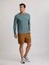 Free Fly M LS Elevate LW Tee STORMY SEAS