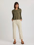 Free Fly  W LS Ribbed Bamboo Top SMOKEY OLIVE