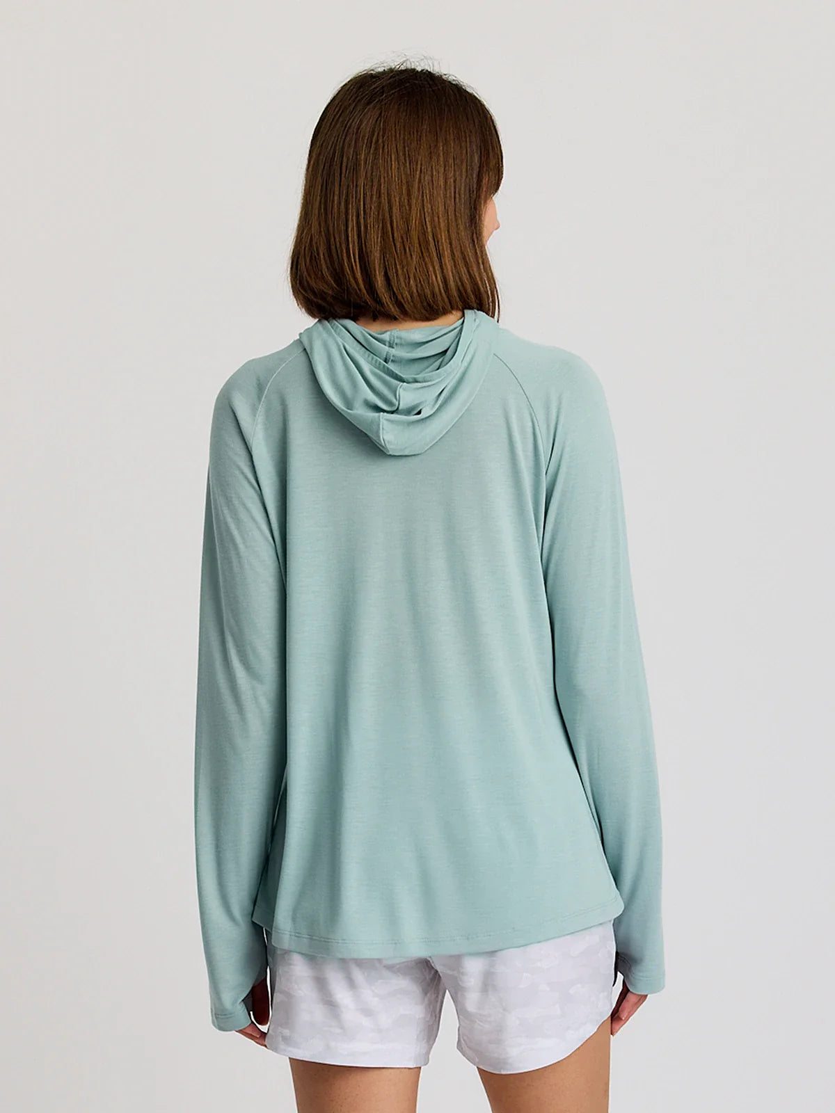 Free Fly W Bamboo Lightweight Hoodie II OCEAN MIST
