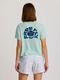 Free Fly W SS Poppy Tee HEATHERED OCEAN MIST
