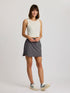 Free Fly W Bamboo Lined Breeze Skort SMOKE