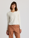 Free Fly  W LS Ribbed Bamboo Tee SEA SALT