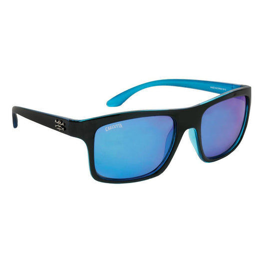 Calcutta Rip Tide Sunglasses BLACK/BLUE MIRROR