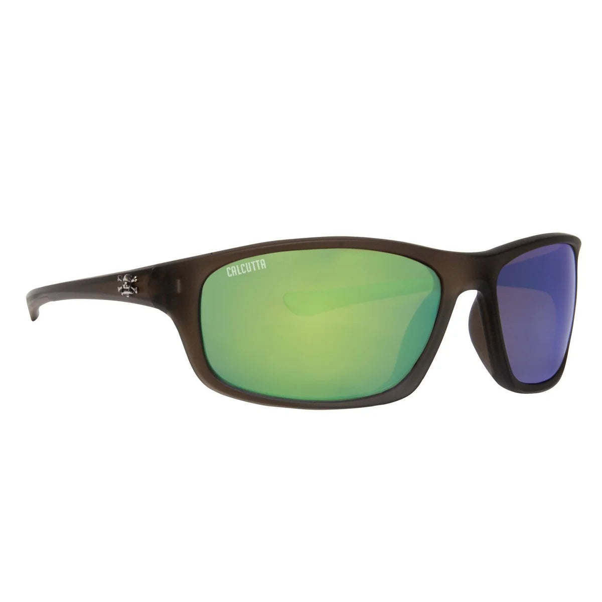 Calcutta Bogue Sunglasses MATTE TORT / GREEN MIRROR