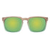 Calcutta South Beach Sunglasses TAUPE CRYSTAL / GREEN MIRROR