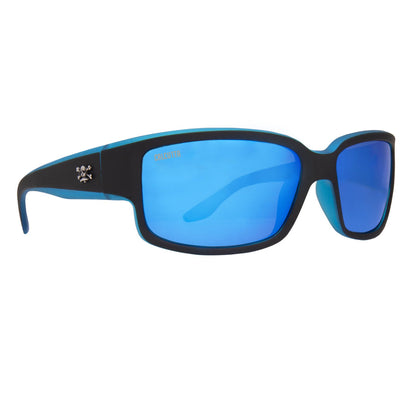 Calcutta Blackjack Sunglasses MATTE BLACK/BLUE MIRROR