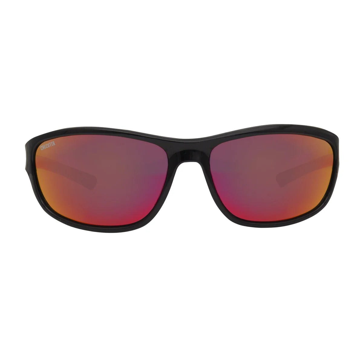 Calcutta Columbia Sunglasses SHINY BLACK / RED MIRROR