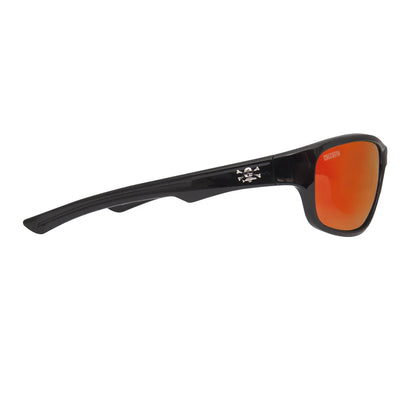 Calcutta Columbia Sunglasses SHINY BLACK / RED MIRROR