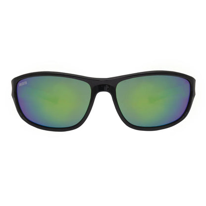 Calcutta Columbia Sunglasses BLACK / GREEN MIRROR