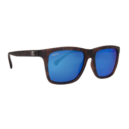 Calcutta Intruder Sunglasses MATTE TORT/BLUE MIRROR