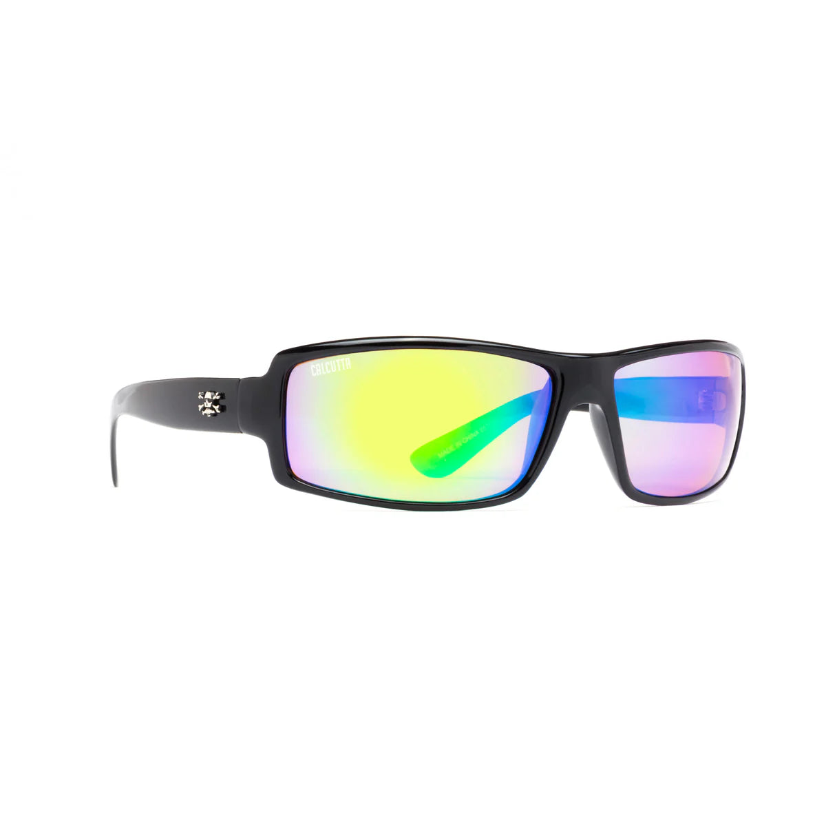 Calcutta Whitehaven Sunglasses BLACK / GREEN  MIRROR