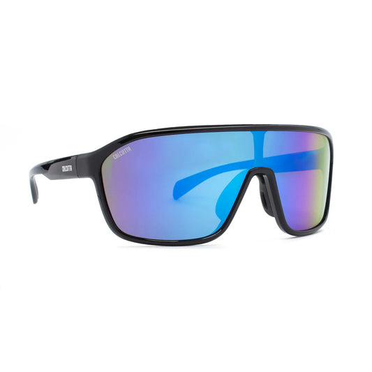 Calcutta Raptor Sunglasses SHINY BLACK/BLUE MIRROR