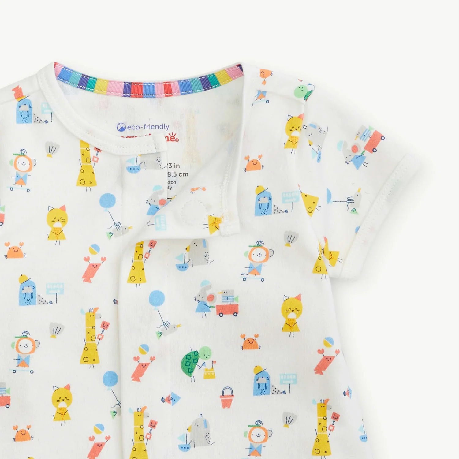 Magnetic Me Baby & Toddler SS Cotton Romper SEASIDE SAND SQUAD