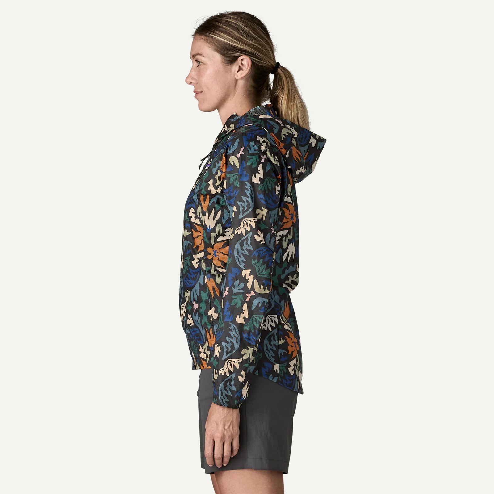 Patagonia W Houdini Jacket KALEIDO BLACK